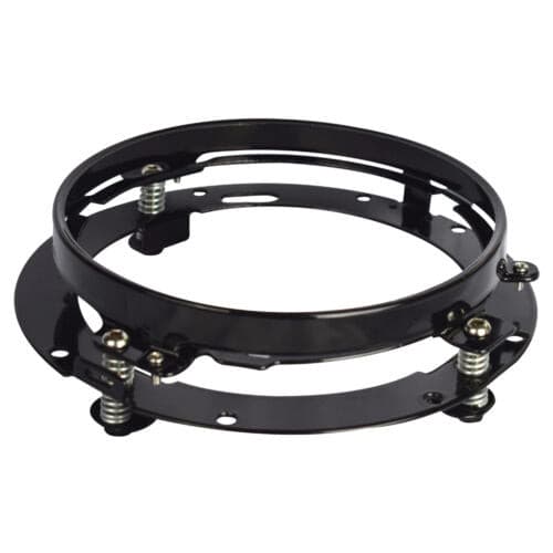7 inch Round Shaped LED Headlight Mounting Ring for Car Auto black ZopiStyle
