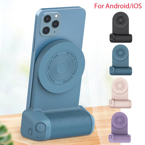3in1 Camera Holder Grip Magnetic Selfie Photo Bracket Bluetooth-compatible Anti-shake Tripod for Android/iOS Stative for iPhone ZopiStyle