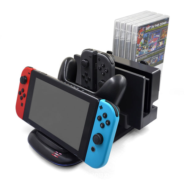 Gamepad Controller Charger Holder Station Handle Grips Charging Stand For Nintendo Switch black ZopiStyle