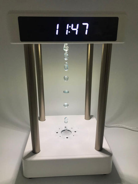 Anti Gravity Levitating Water Drops Time Hourglass Water Fountain Lamp ZopiStyle