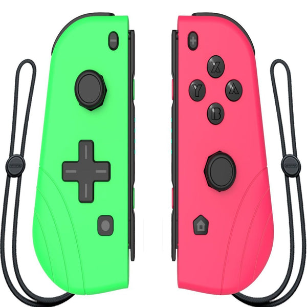 Switch Joy Con Wireless Gaming NS (L/R) Controllers Bluetooth Gamepad Green and pink ZopiStyle