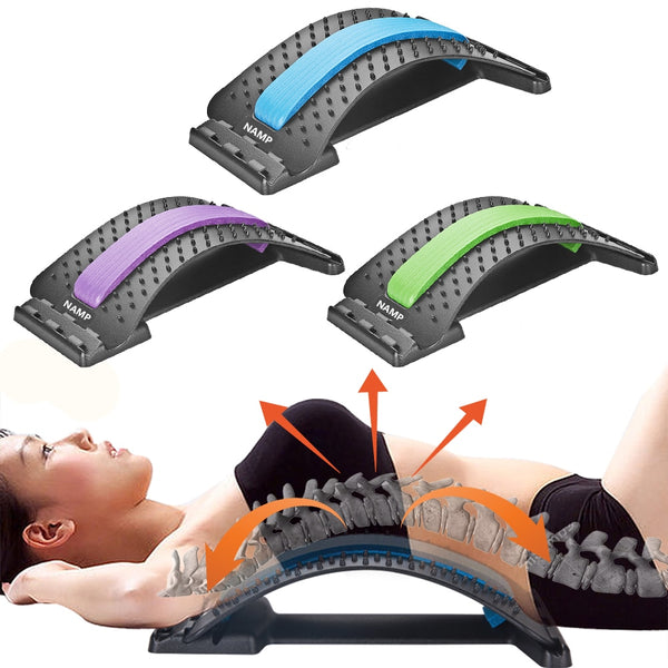 Back Massager Stretcher Equipment Massage Tools Massageador Magic Stretch Fitness Lumbar Support Relaxation Spine Pain Relief ZopiStyle