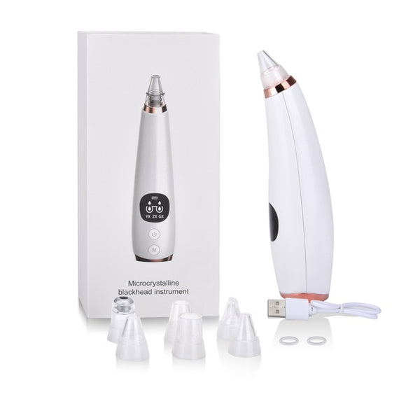 Blackhead Remover Vacuum Pore Cleaner Suction Cleaning Face Care Black Head Cleaner Acne Extractor Diamond Microdermabrasion ZopiStyle