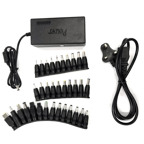 12~24V Laptop Charger Universal DIY Adjustable Power Adapter 96w 34 Connectors Multi-function Charger UK standard ZopiStyle