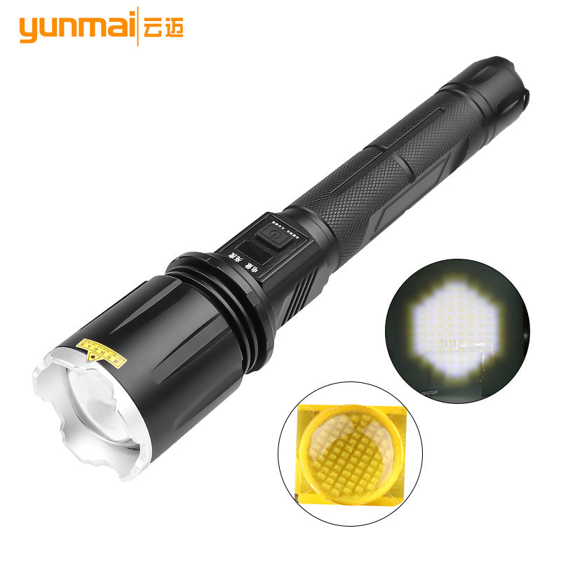 MTG2 Zoom Flashlight Usb Charging with Lcd Screen Safety Hammer Large Lens Wide Angle Flashlight flashlight ZopiStyle