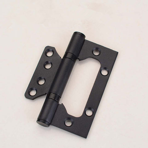 2Pcs 4Inches Mute Manganese Steel Bearings Lash Hinges for Furniture Accessories 2pcs matte black ZopiStyle