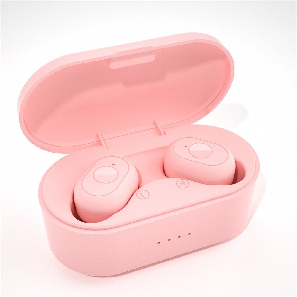 Tws Wireless Bluetooth-compatible  Earphones Low-latency Noise Cancelling Sports Headphones Ultra Long Standby Gaming Earbuds Y80 pink ZopiStyle
