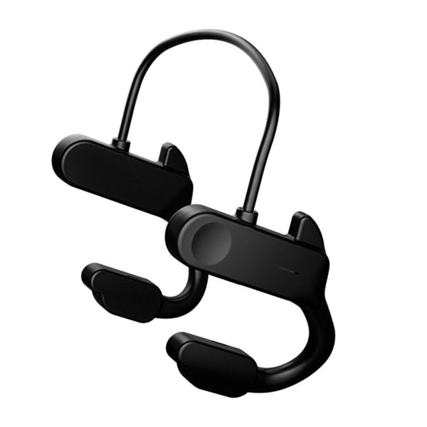 F3 Bone Conduction Bluetooth-compatible  5.2  Earphones Outdoor Wireless Sports Business Headphones Hands-free Hanging Ear Headset black ZopiStyle