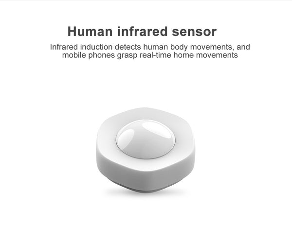 WIFI Motion Sensor Human Body Sensor Smart Body Movement Wireless Passive Infrared Detector white ZopiStyle