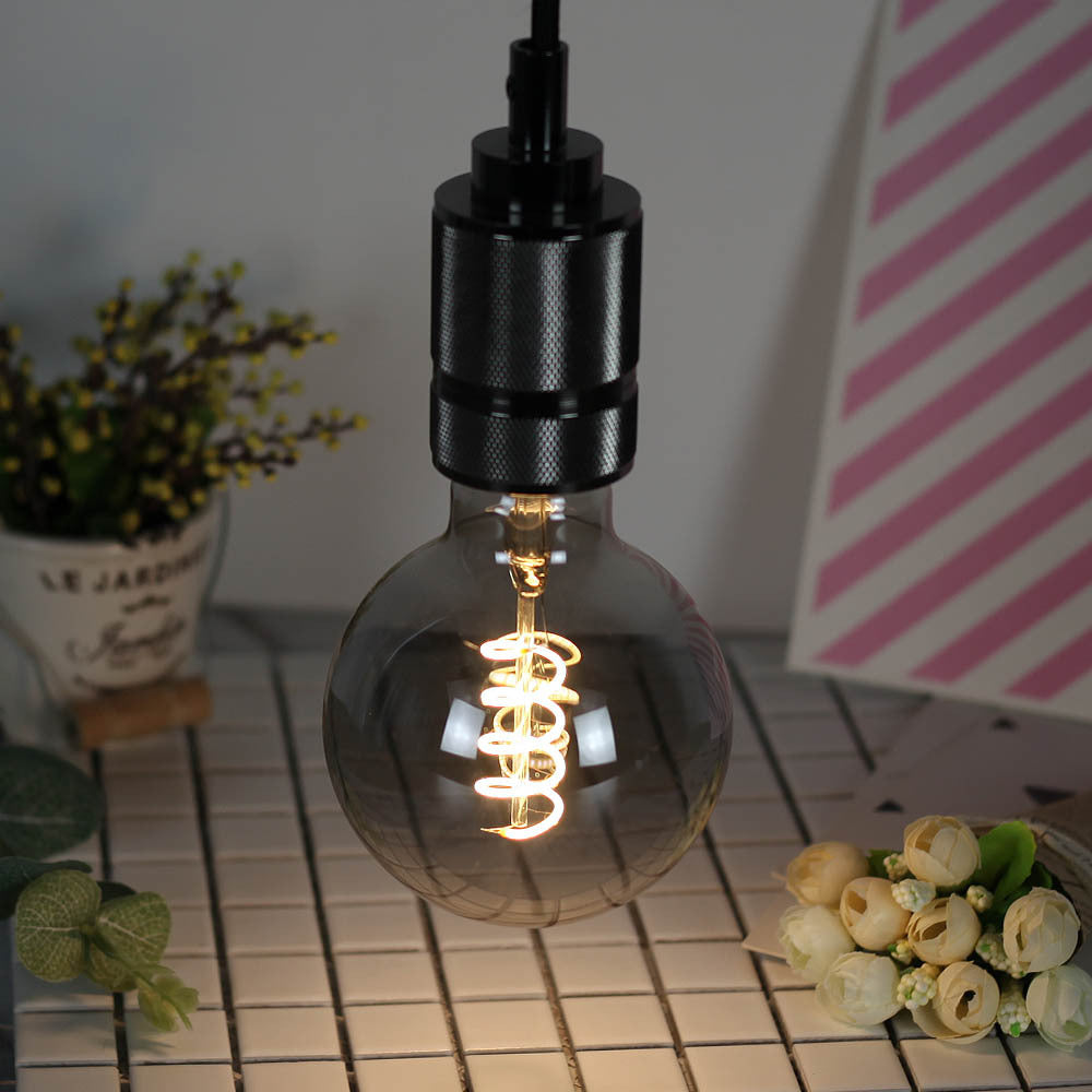 G95 Edison Bulbs Vintage Led Bulb Dimmable Spiral Filament Decorative Light Bulb 220V ZopiStyle