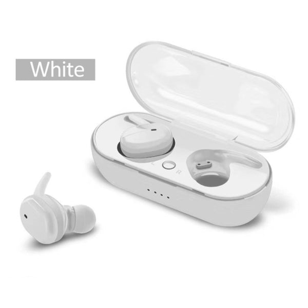 Y30 Tws Bluetooth-compatible 5.0 Wireless Stereo Headphones In-ear Noise Cancelling Waterproof Earbuds Headset With Charging Case White ZopiStyle