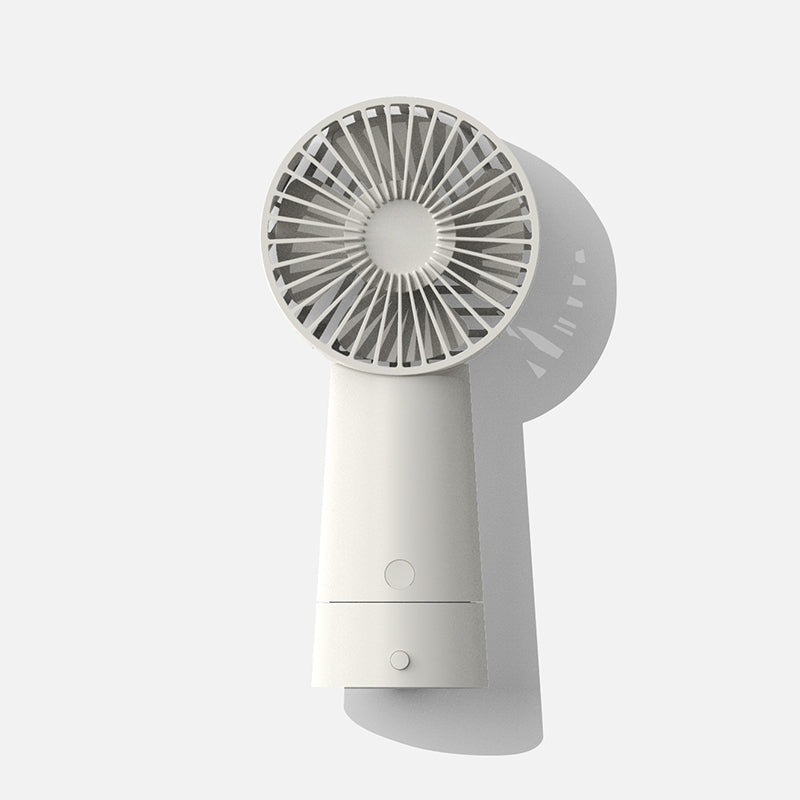 F 1 3-Speed Fan With Strong Wind Speed Magnetic Charging Large Capacity Long Battery Life white ZopiStyle