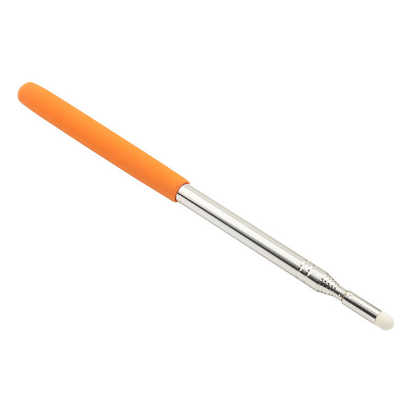 1.2m Stainless steel Electronics Whiteboard Pointer Pen Touch Screen Special-purpose Teacher Pointer Orange_1.2 meters ZopiStyle