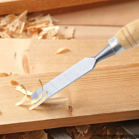 12Pcs/Set Wood Carving Chisel Set Professional  Woodworking Hand Cutter Tools Gouges Steel DIY Woodcut Working 12 pieces / set ZopiStyle