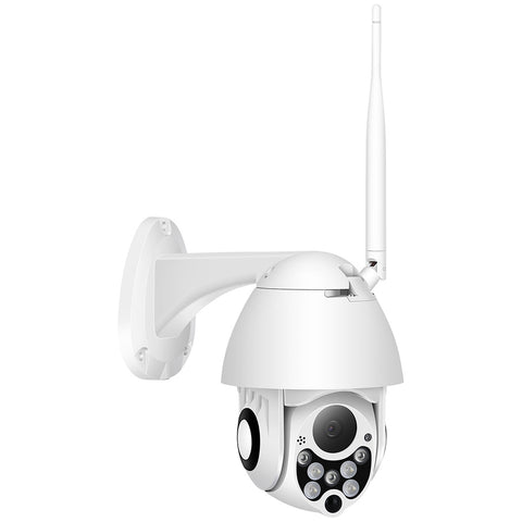 Cloud Storage Wireless PTZ IP Camera 4X Digital Zoom Speed Dome Camera Outdoor CCTV Surveillance 1080P US standard ZopiStyle