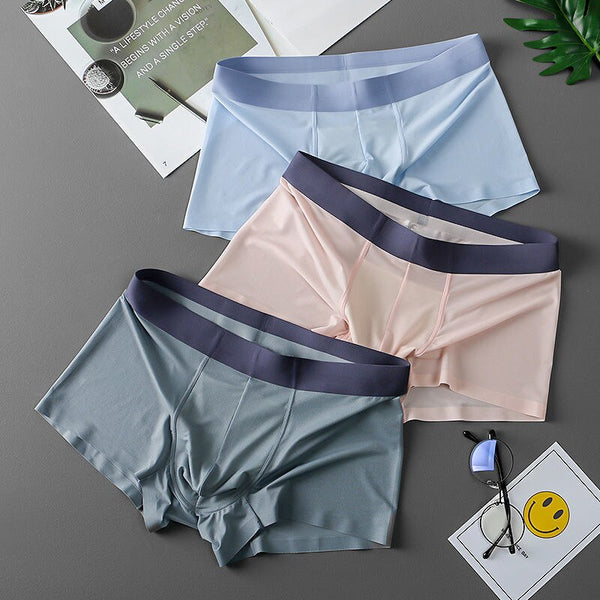 3pcs/lot Youpin Mijia Graphene Men Underwear Panty Man Boxer Shorts AAA Antibacterial Ice Silk Panties Men's Breather Underpants ZopiStyle