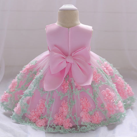 2023 Summer Baby Girl Dress Princess Party  Frock Christening Kids Clothes 1 Year Birthday Party Wedding 3-24 Month Vestidos ZopiStyle