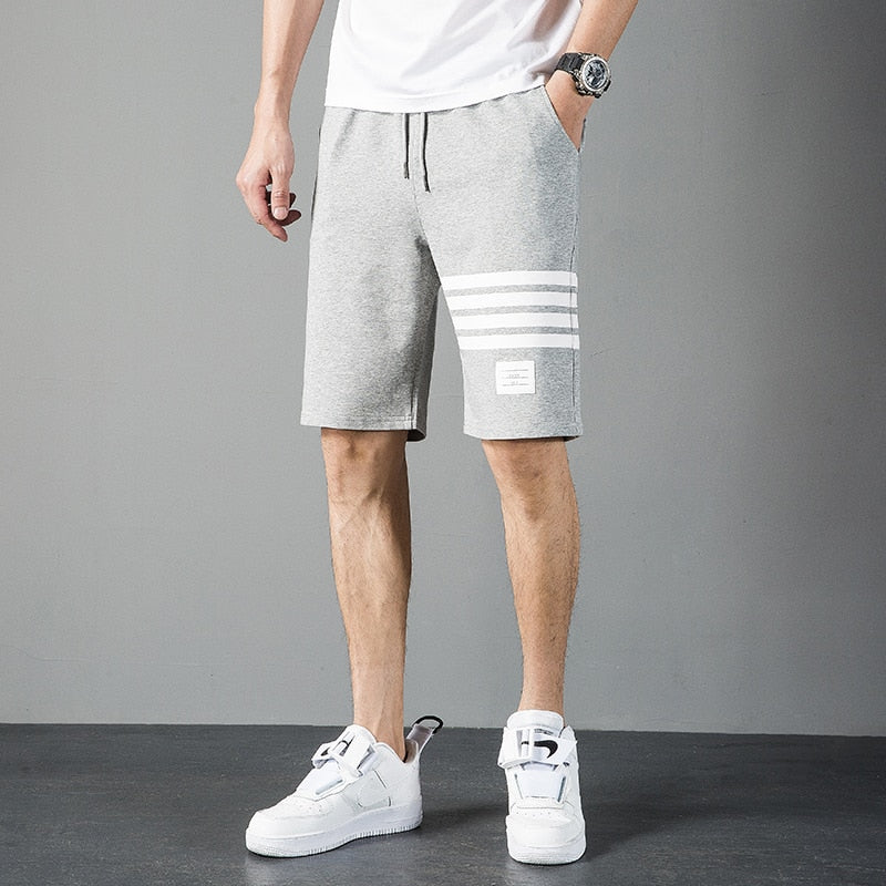 2020 Brand Summer Men&#39;s Casual Sweatpants Solid Shorts High Street Trousers Joggers Oversize High Quality Cotton Beach Pants 4XL ZopiStyle