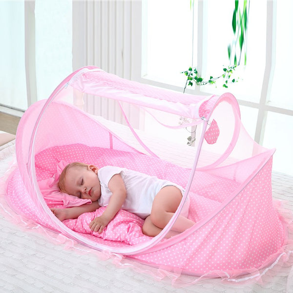 Baby Crib Netting Portable Foldable Baby Bed Mosquito Net Polyester Newborn Sleep Bed Travel Bed Netting Play Tent Children GYH ZopiStyle