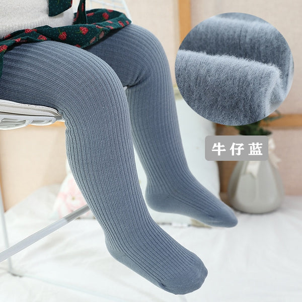 New Thicken Girls Tights for Winter Autumn 1 Pcs Warm Baby Girls Clothing Children Stockings 0-6 Years Old Solid Kids Pantyhose ZopiStyle