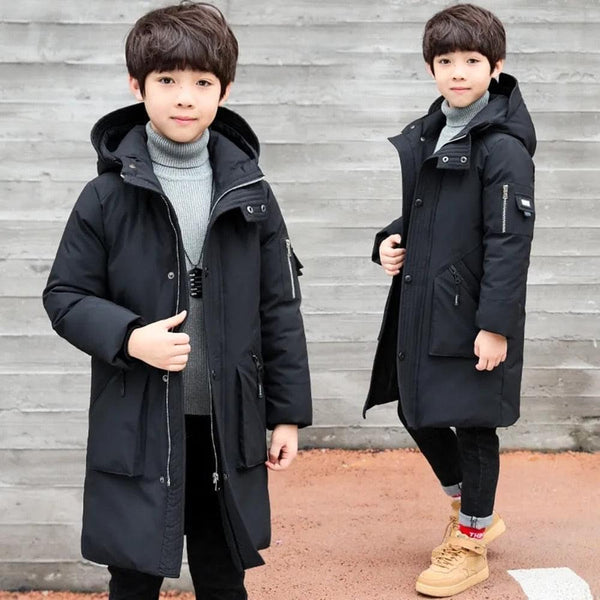 -30 degree children&#39;s parka winter jackets kids clothing 2022 big boys warm down cotton-padded coat thickening outerwear clothes