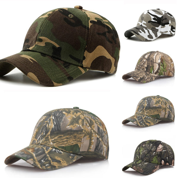 2020 Outdoor Sport Snap back Caps Camouflage Hat Simplicity Tactical Military Army Camo Hunting Cap Hat For Men Adult Cap ZopiStyle
