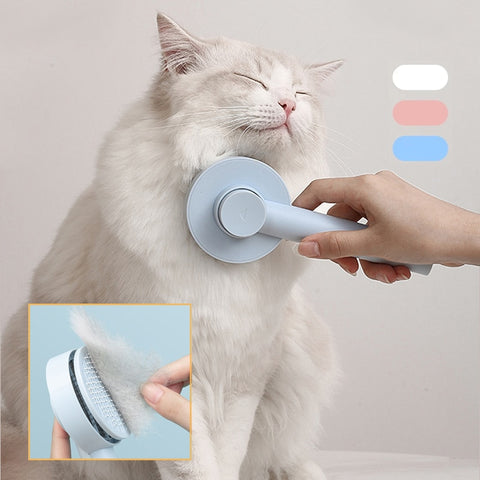 Pet Cat Brush Pet Self Cleaning Slicker Brush for Cats Dogs Hair Removal Comb Automatic Hair Brush Trimmer Pet Grooming Tool ZopiStyle