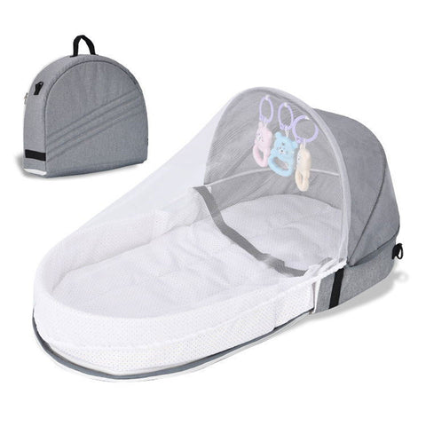 Portable Travel Baby Nest Multi-function Baby Bed Crib with Mosquito Net Foldable Babynest Bassinet Infant Sleep Children&#39;s Bed ZopiStyle