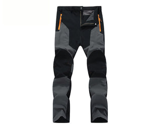 TRVLWEGO Nylon Breathable Waterproof Hiking Pants Running Men Summer Thin Elasticity Quick Dry Trousers Outdoor Climbing Pants ZopiStyle