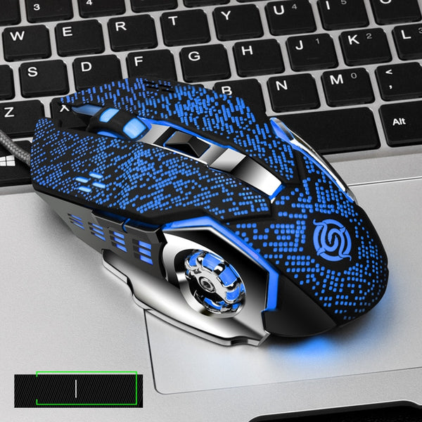 Hot Selling Viper Competition Q5 USB Wired 4 Grades DPI 1200/1600/2400/3200 6 Buttons Online Games Competitive Mouse ZopiStyle