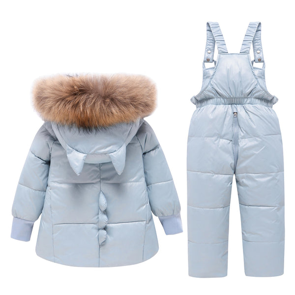 Children Clothing Set Hooded Parka Boy Baby Overalls toddler Girl Clothes Winter Warm Down Jacket Kids dinosaur Coat Snowsuit ZopiStyle
