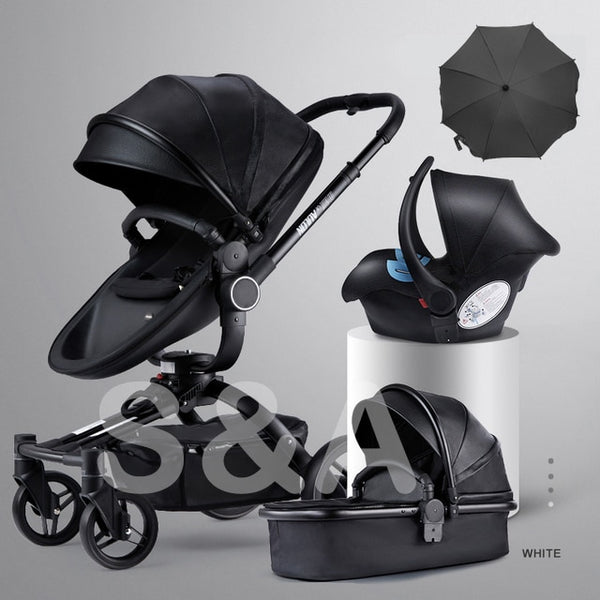 Fast and free shipping 3in1 Aulon baby stroller free return pram new model in 2021 lying and seat 2in1 carriage ZopiStyle