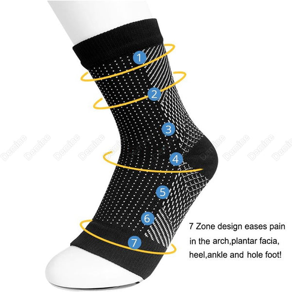 Plantar Fasciitis Socks for Women Men Heel Protector Compression Socks Pain Relief Heel Pads Foot Care Inserts Shoe Accessories ZopiStyle