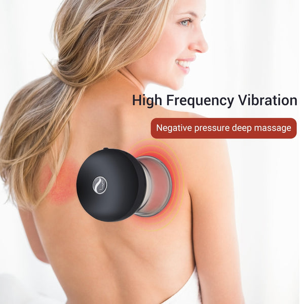 Electric Cupping Therapy Massager with Red Light Therapy Portable Rechargeable Adjustable Cupping Therapy Massage Tool Back Body ZopiStyle