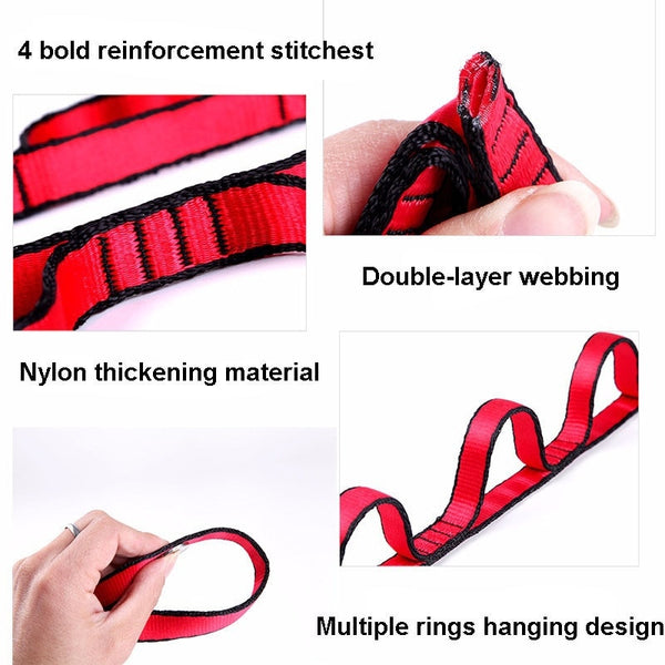 2 PCS yoga extender strap rope daisy chain for aerial yoga hammock swing anti-gravity yoga extend belts for yoga training Camp ZopiStyle