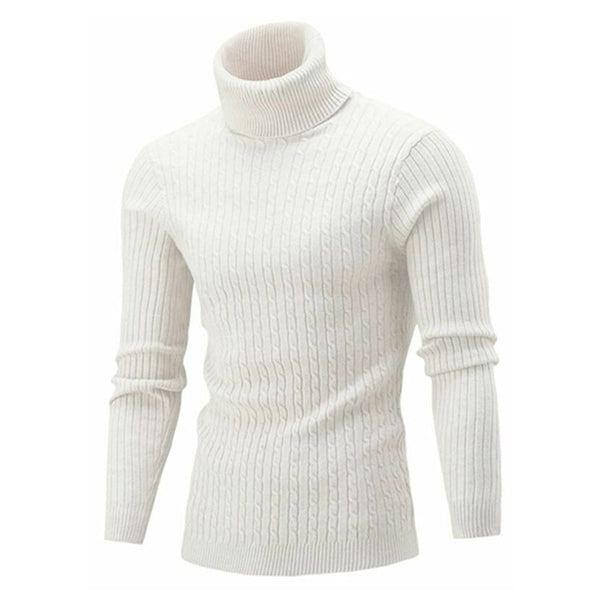 Winter Men&#39;s High Quality Turtleneck Sweater Thicken Sweater Casual Pullover ZopiStyle