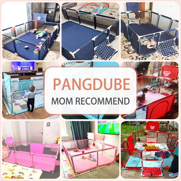 PANGDUBE Baby Playpen Kids Playground for Babies Fence for Children Ball Pit Pool Baby Playground Baby Safety Fence ZopiStyle
