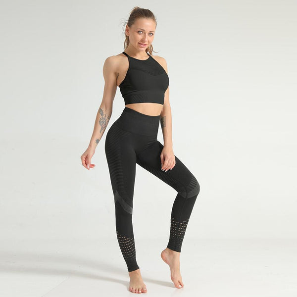Seamless Yoga Sets Women Gym suit Wear Running Clothes women Fitness Sport Yoga clothing Yoga Sports Bras+Leggings yoga Suit ZopiStyle