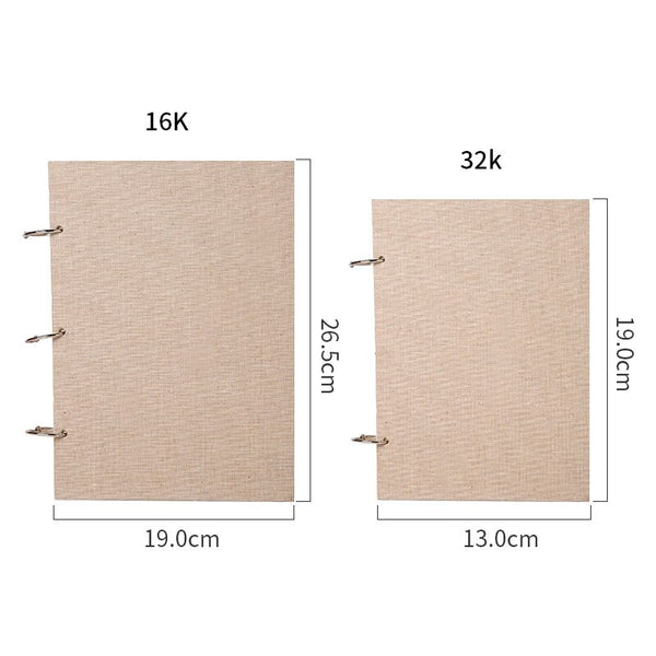 Bgln 8K/16K/32K Sketch Paper Sketchbook Paper For Drawing Painting Diary Professional Notebook Notepad Stationery Art Supplies ZopiStyle