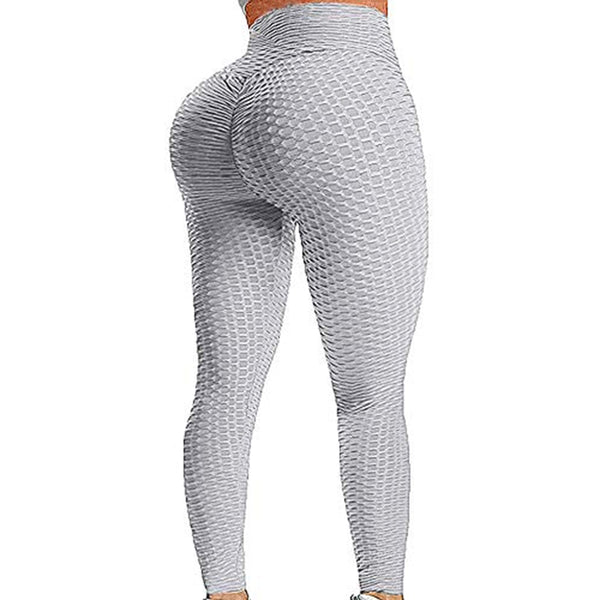 KIWI RATA Women High Waisted Ruched Butt Lifting Leggings Scrunch Textured Compression Yoga Pants Booty Workout Tights ZopiStyle