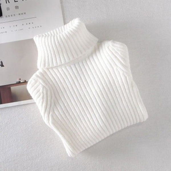 IENENS Girls Sweater Pullovers Winter Boys Warm Sweaters Tops 2-11 Years Baby Bottoming Shirt Kids Clothes ZopiStyle
