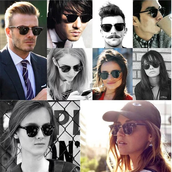 Glass lens Classic retro sunglasses men women Luxury Brand Design Goggles Elegant Sun glasses Shades gafas oculos De Sol 3016 ZopiStyle