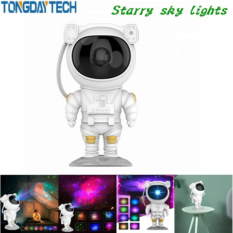 NEW Star Galaxy Starry Sky LED Projector Lamp Rotating Night Light Colorful Nebula Cloud Lamp Atmospher Bedroom anime lamp ZopiStyle