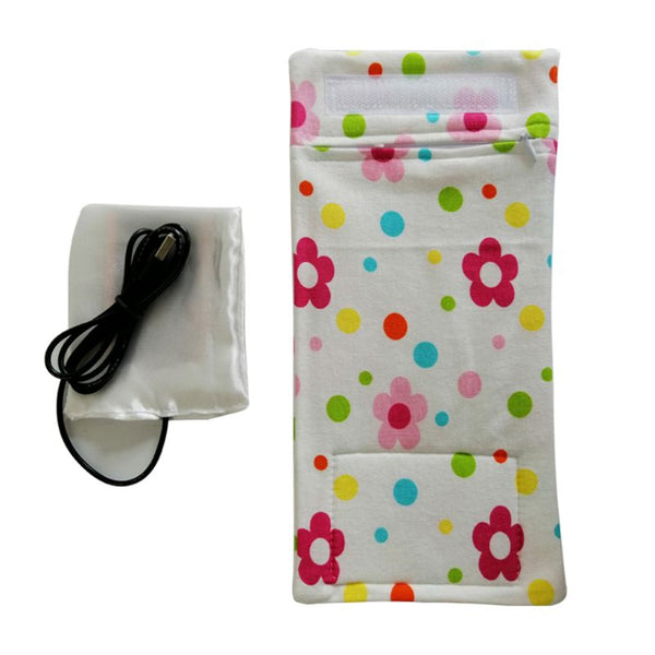 USB Milk Water Warmer Travel Stroller Insulated Bag Baby Nursing Bottle Heater ZopiStyle