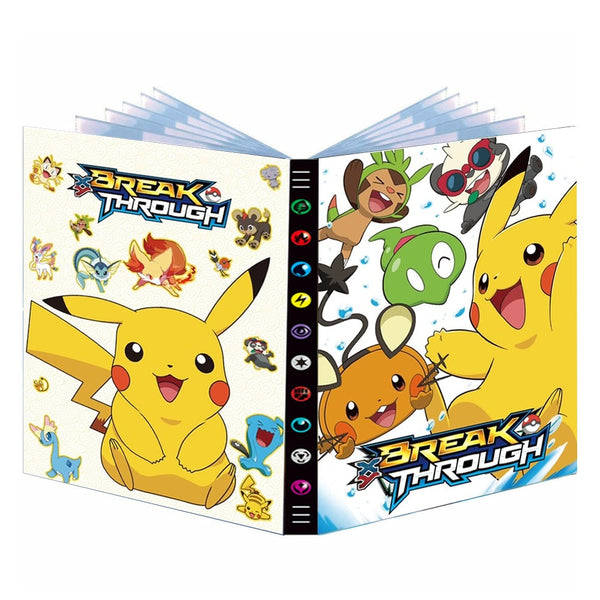 Cartoon 9 Pocket 432 Card Pokemon Album Book Anime Map Game Pokémon cards Collection Holder Binder Folder Top Toys Gift for Kids ZopiStyle