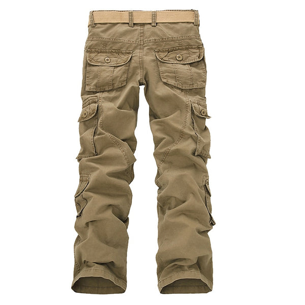 Fashion Military Cargo Pants Men Loose Baggy Tactical Trousers Oustdoor Casual Cotton Cargo Pants Men Multi Pockets Big size ZopiStyle