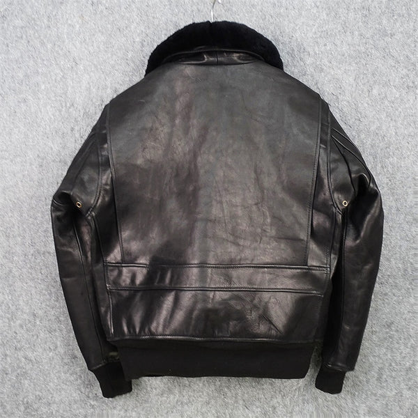 Free shipping.Cheep G1 air force short black suede jacket.Quality wholesales genuine leather coat.Frosted cowhide.father&#39;s cloth ZopiStyle