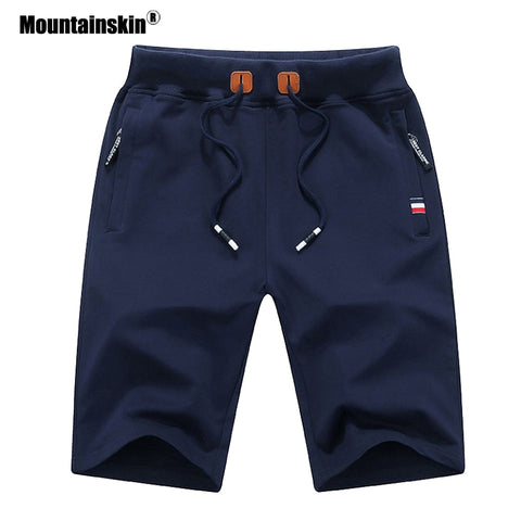 Mountainskin 2021 Solid Men&#39;s Shorts Summer Mens Beach Shorts Cotton Casual Male Sports Shorts Homme Brand Clothing SA932 ZopiStyle