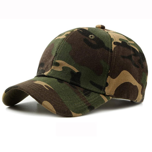 2020 Outdoor Sport Snap back Caps Camouflage Hat Simplicity Tactical Military Army Camo Hunting Cap Hat For Men Adult Cap ZopiStyle