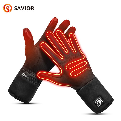 Savior Heat Liner Heated Gloves Winter Warm Skiing Gloves Outdoor Sports Motorcycling Riding Skiing Fishing Hunting ZopiStyle
